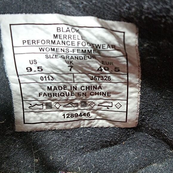 Merrell Womens Sz 9.5 Sneakers Crush Glove Barefoot Black Running Shoes J57326 - Picture 11 of 11